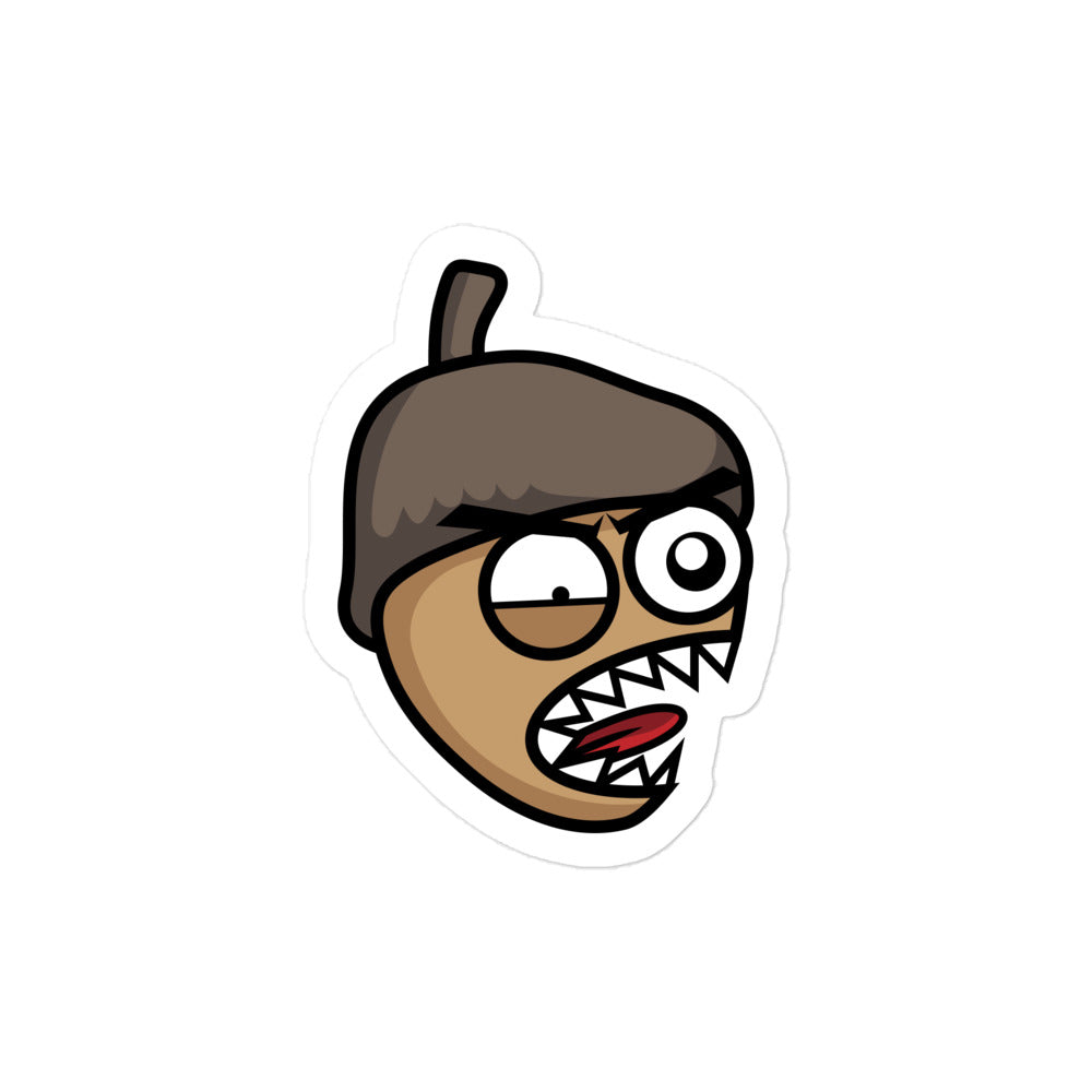 Angry Acorn Logo Sticker